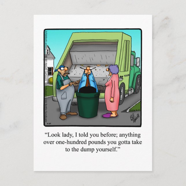 Cartão Postal Cartão-postal de Casamento e amor engraçado (Frente)