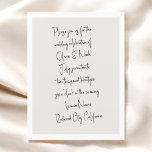 Cartão Postal Cartão-postal de Casamento Minimalista Manuscrito<br><div class="desc">Celebre o amor conosco! Nosso convite de casamento captura a essência do romance com todo o texto lindamente escrito no estilo manuscrito moderno. Cada palavra dança através da página, convidando vocês a se juntarem a nós quando começarmos nossa jornada juntos. Dos votos sinceros à celebração alegre, o nosso convite dá...</div>