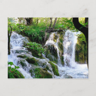 Cartão Postal Cartão-postal de cascata croata