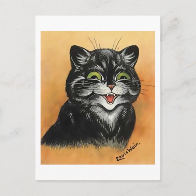 Cartão Postal Cartão-postal de Cat Contentado (Frente)