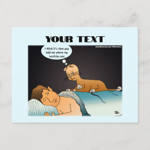 Cartão Postal Cartão-postal de Cat Louco