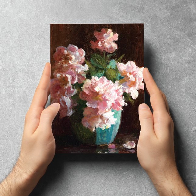 Cartão Postal Cartão-postal de Charles Courtney Curran, Roses Ro (Criador carregado)