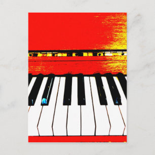 Cartão Postal Cartão-postal de Chaves Piano