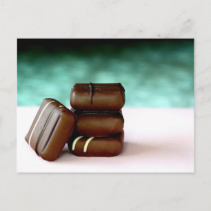 Cartão Postal Cartão-postal de chocolate