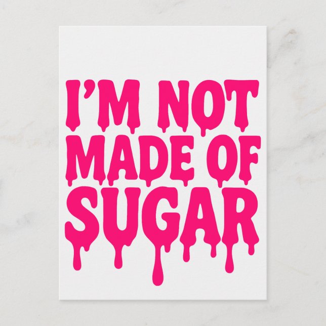 Cartão Postal Cartão-postal de Citação com Efeito de Gotejamento (Frente)