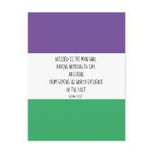 Cartão-postal de citação de George Eliot