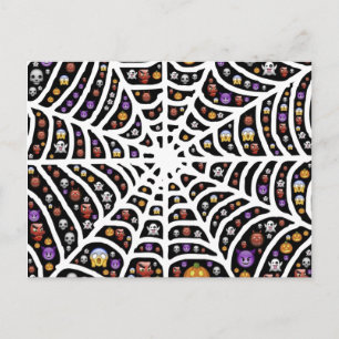 Cartão Postal Cartão-postal de Cobweb Scary Spooky