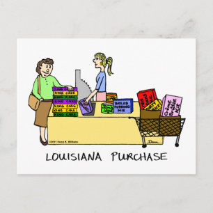 Cartão Postal Cartão-postal de compra da Louisiana