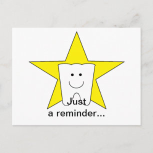 Cartão Postal Cartão-postal de compromisso "Dente"