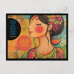 Cartão Postal Cartão-postal de confirmação positivo