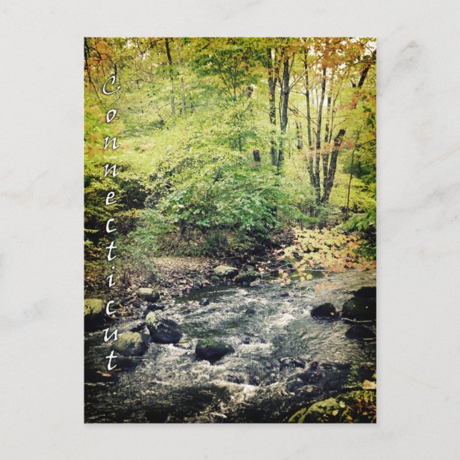 Cartão Postal Cartão-postal de Connecticut (Frente)