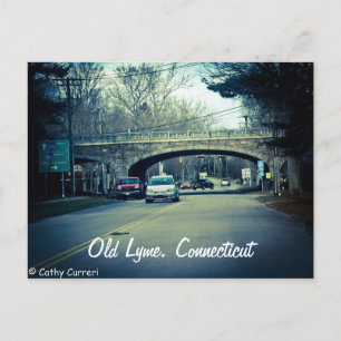 Cartão Postal Cartão-postal de Connecticut antigo