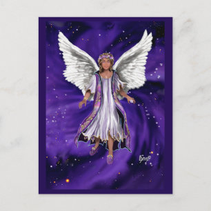 Cartão Postal Cartão-postal de cor púrpura