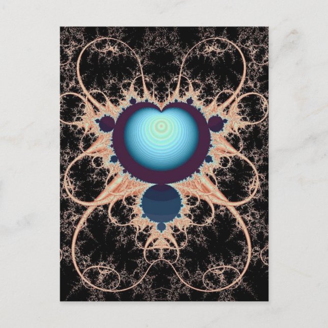 Cartão Postal Cartão-postal de coração partido (Frente)