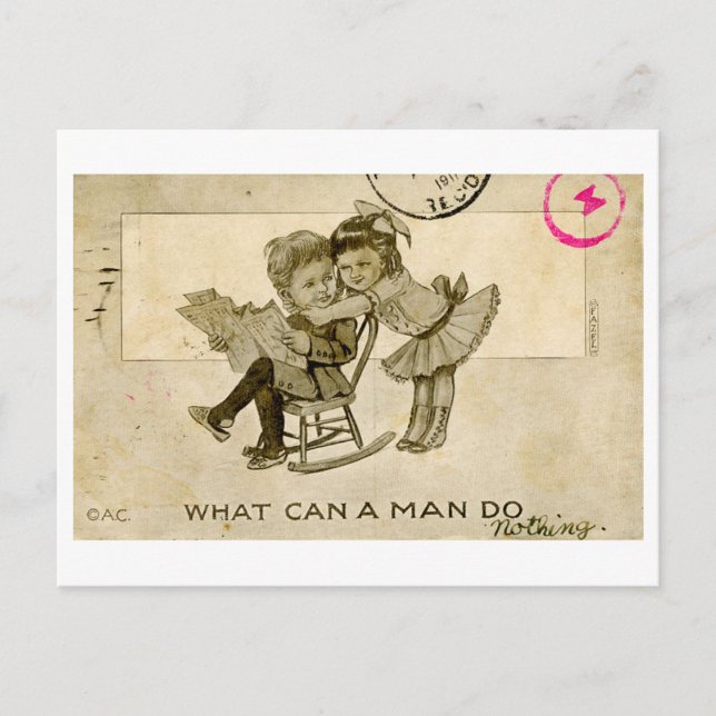 Cartão Postal Cartão-postal de corte (1911) (Frente)