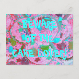 Cartão Postal Cartão-postal de Cupcake rosa "Agulha"