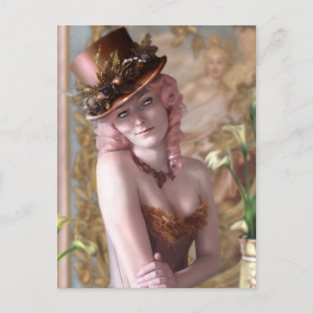 Cartão Postal Cartão-postal de decadência de salão (Frente)