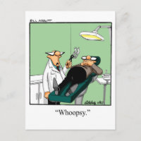 Cartão-postal de Dentista Engraçado