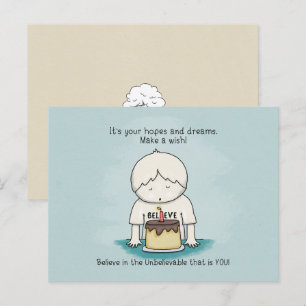 Cartão Postal Cartão-postal de Desejos e Esperanças