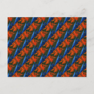Cartão Postal Cartão-postal de Design Abstrato de "Incêndio no P