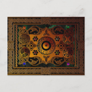 Cartão Postal Cartão-postal de Design Celta