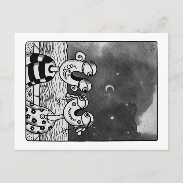 Cartão Postal Cartão-postal de Dias de os namorados Apaixonados (Frente)