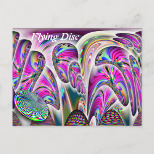 Cartão Postal Cartão-postal de Disco Voador
