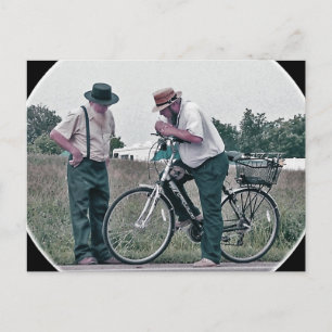 Cartão Postal Cartão-postal de dois Amishmen