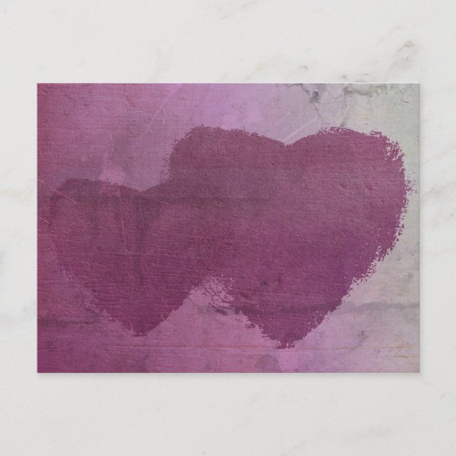 Cartão Postal Cartão-postal de dois corações (Frente)