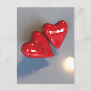 Cartão Postal Cartão-postal de dois corações