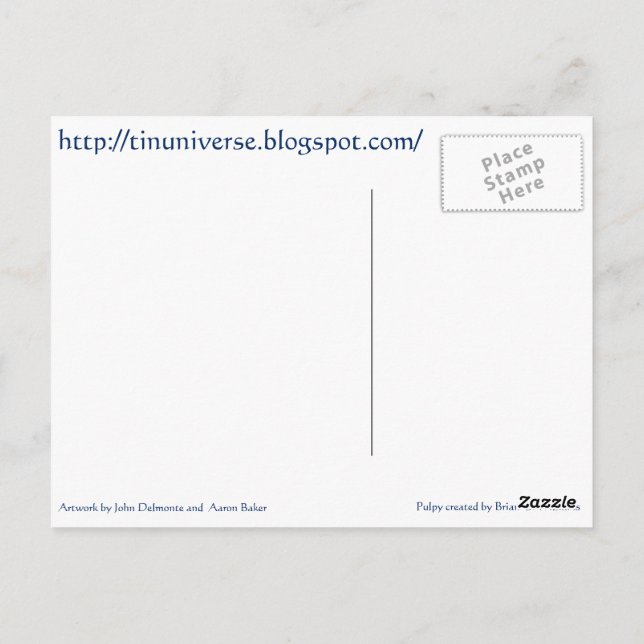 Cartão Postal Cartão-postal de duas Pulpy (Verso)