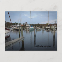 Cartão Postal Cartão-postal de Edenton Marina