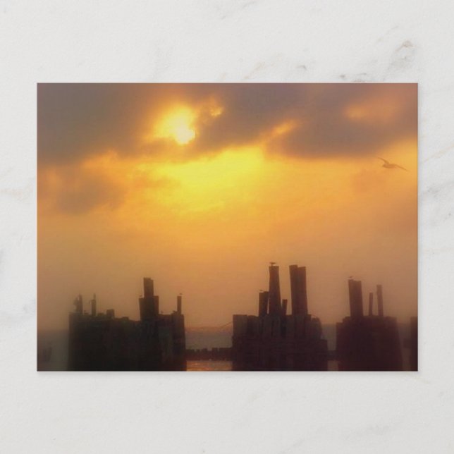 Cartão Postal Cartão-postal de embarque na Península Bolivar (Frente)