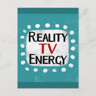 Cartão Postal Cartão-postal de Energia Reality TV