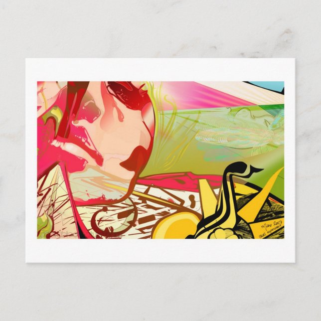 Cartão Postal Cartão-postal de ensaio em cruel (Frente)