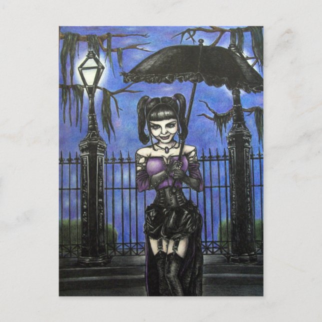 Cartão Postal Cartão-postal de entrega à meia-noite (Frente)