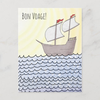 Cartão Postal Cartão-postal de entrega à vela
