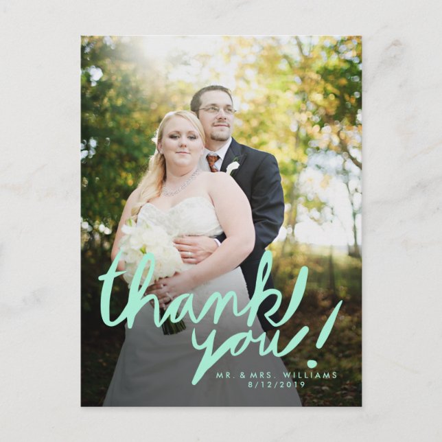 Cartão Postal Cartão-postal de Escrita Manuscrita Moderna (Frente)