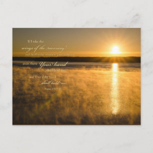 Cartão Postal Cartão-Postal De Escritura Sunrise: Salm 139