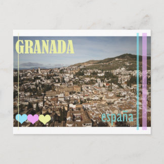 Cartão Postal Cartão-postal de Espanha Granada