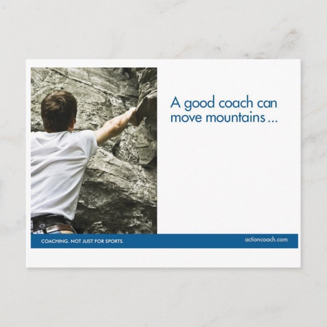 Cartão Postal Cartão-postal de esporte subindo (Frente)