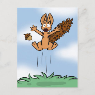 Cartão Postal Cartão-postal de Esquilo Assustado