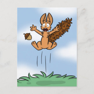Cartão Postal Cartão-postal de Esquilo Assustado