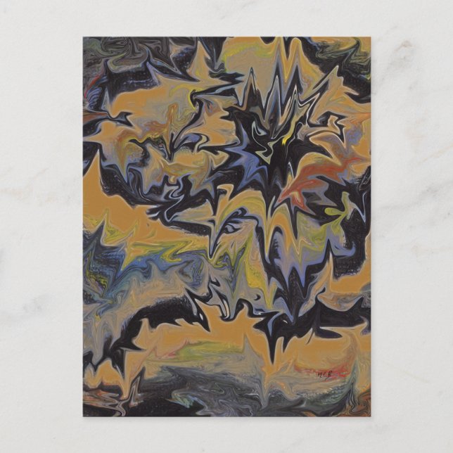 Cartão Postal Cartão-postal de estilo de retrô de imagem única d (Frente)