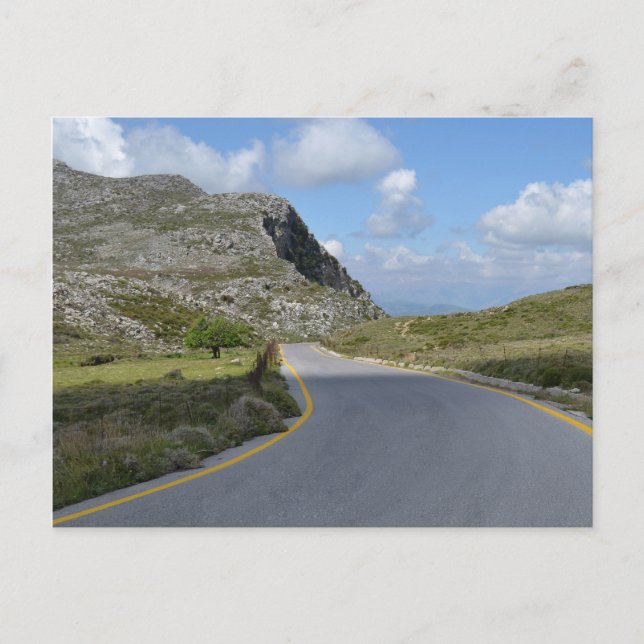 Cartão Postal Cartão-postal de estrada aberta (Frente)