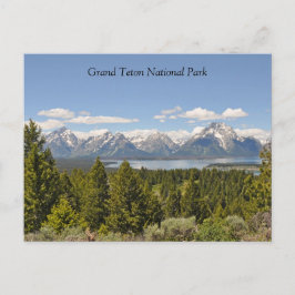 Cartão Postal Cartão-postal de exibição cênico Grand Teton