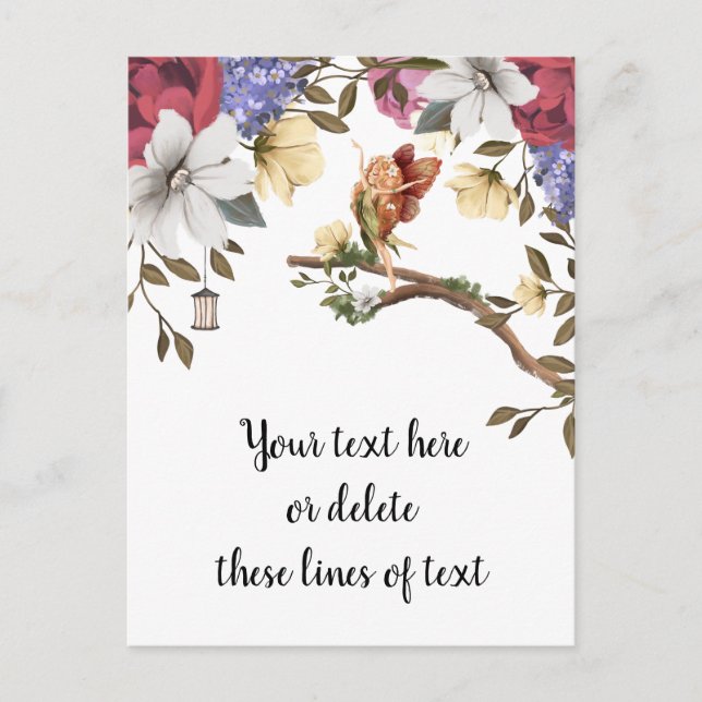 Cartão Postal Cartão-postal de fada (Frente)