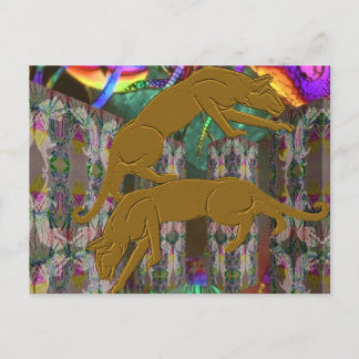 Cartão Postal Cartão-postal de Fantasia do Cougar