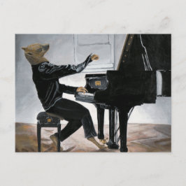 Cartão Postal Cartão-postal de fantasia do player de música Hyen