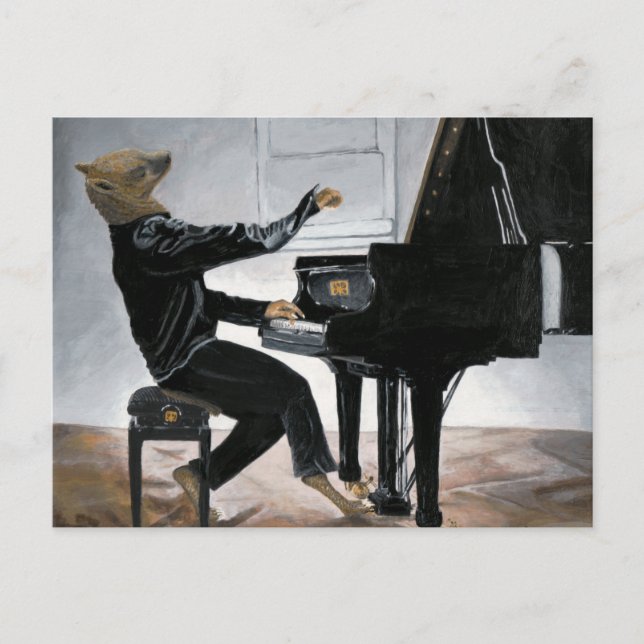 Cartão Postal Cartão-postal de fantasia do player de música Hyen (Frente)